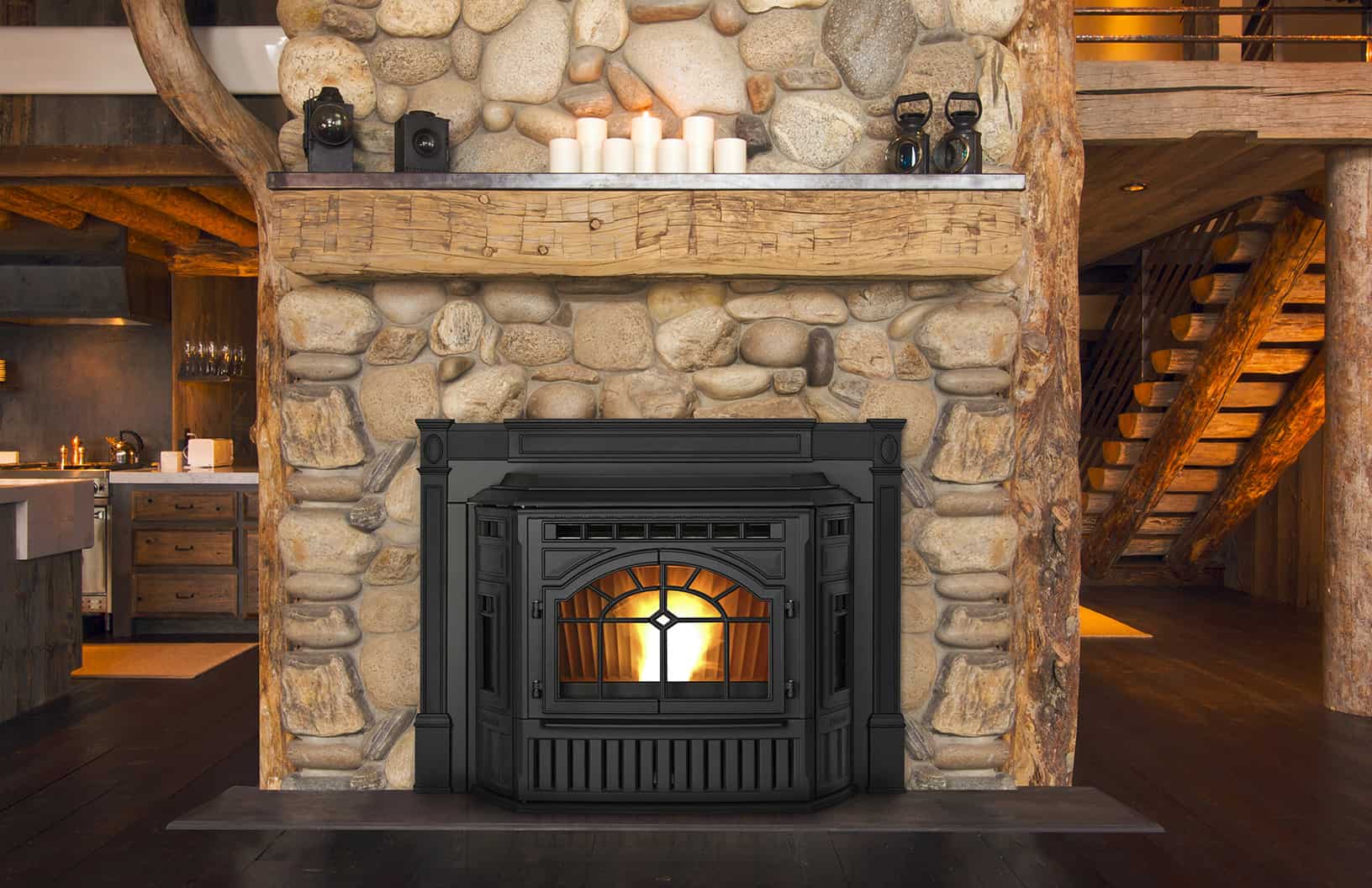 Mt-Vernon E2 Pellet Insert by Quadra-Fire | Forge Distribution