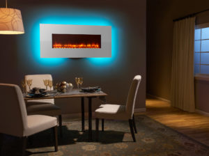 SimpliFire Wall-Mount 58 - modern electric fireplace