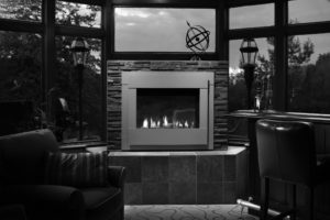 Twilight Modern gas fireplace
