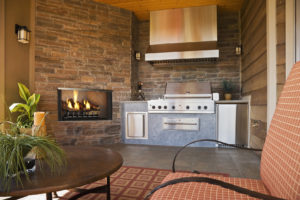 Villa Gas 42 - traditional gas fireplace